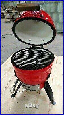 Super Grills 13Ceramic Kamado BBQ Grill, Smoker Oven Charcoal barbecue red
