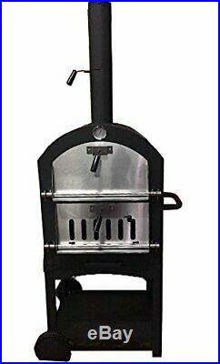 Super Grills Outdoor Pizza Oven Wood Fired Garden Charcoal BBQ Barbecue Grill