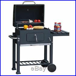Toronto Charcoal BBQ Grill With Side Table