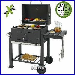 Toronto Charcoal BBQ Grill With Side Table