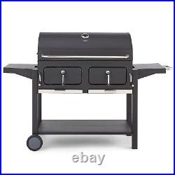 Tower T978510 Ignite Duo XL BBQ Grill with Adjustable Charcoal Grill in Black