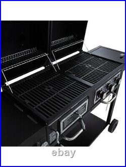 Uniflame DUAL FUEL Gas and Charcoal Combo Barbecue Grill Outdoor Garden BBQ