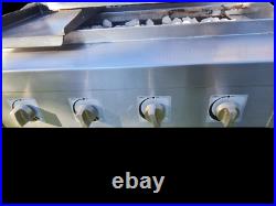Unique 4 Burner Gas Charcoal BBQ Grill / Char grill Heavy Duty Commercial use