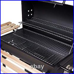 VOYSIGN Charcoal BBQ Grill, Barrel BBQ XX Large, Outdoor Garden Barbecue Heat