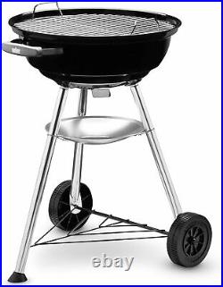 Weber Compact 47cm Charcoal BBQ Black Barbecue Grill Smoker Cooker Outdoor Meat