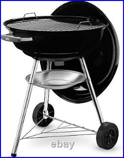Weber Compact Kettle Charcoal Grill Barbecue BBQ, 47cm, 57cm