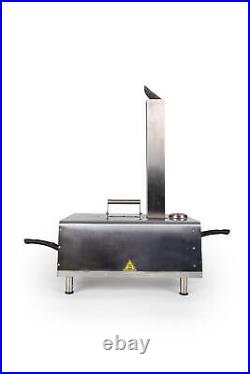 Wood Fired Pizza Oven Grill BBQ Garden Charcoal Wood Pellets Fired Portable