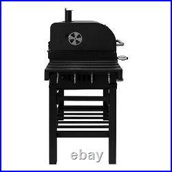 XL BBQ Smoker Charcoal Barbecue Grill Portable Outdoor & Union Jack Flag Bunting