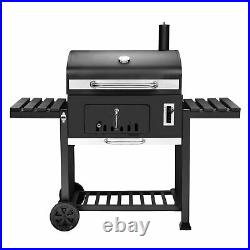 XXL Charcoal BBQ Grill Includes Two Side Tables