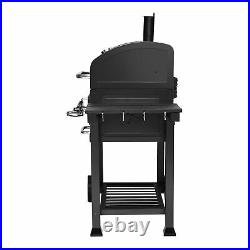 XXL Charcoal BBQ Grill Includes Two Side Tables