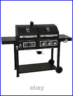 XXL Uniflame DUO Classic barbecue Gas grill Charcoal smoker heating Grill garde