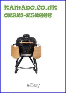 YNNI KAMADO 15.7 BLACK Oven BBQ Grill Egg with Stand TQ0015BL