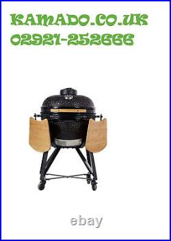 YNNI KAMADO 25.2 ROSE GOLD XXL Chip Feeder Oven BBQ Grill Ceramic Egg TQ0C25RG